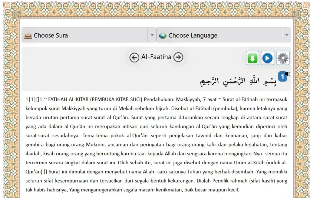 Al Quran Surat Online